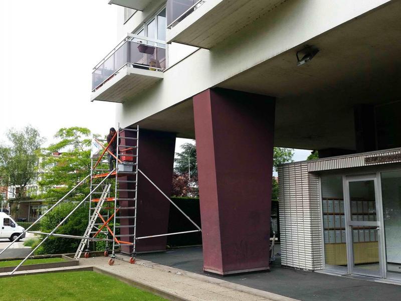 Réalisation - Installation de projecteurs avec détecteurs de présence