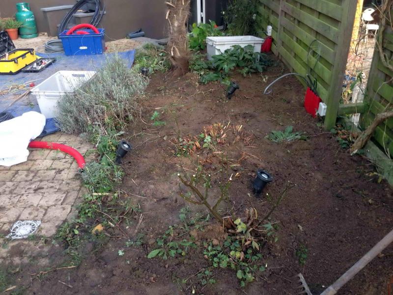 Réalisation - Eclairage de jardin avec spots led